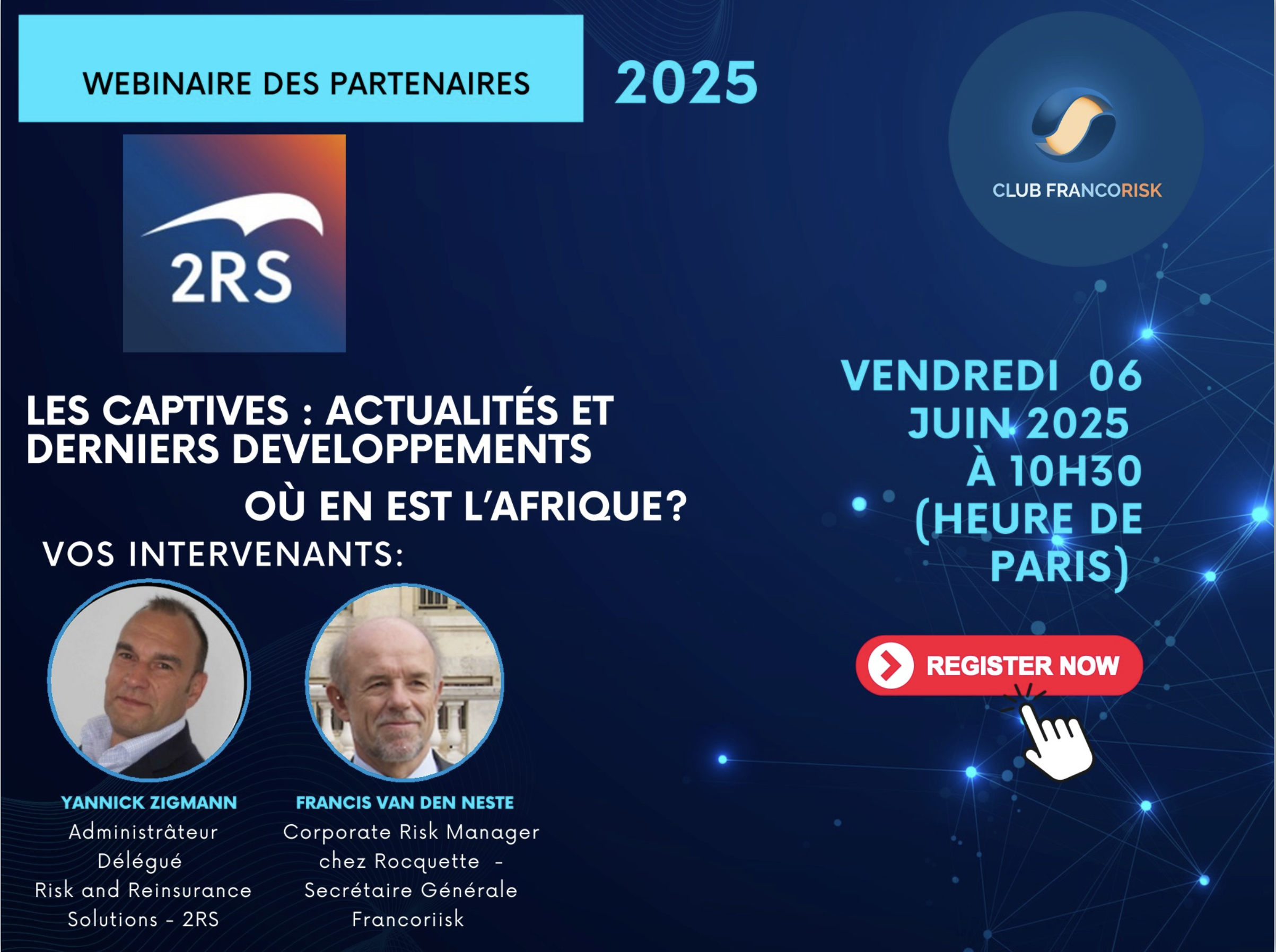 Webinaire sur le thème des Captives!