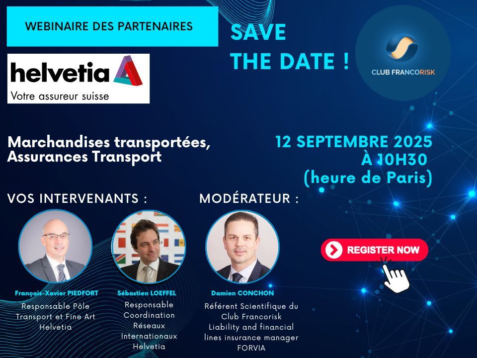 Webinaire sur le thème des assurances transport